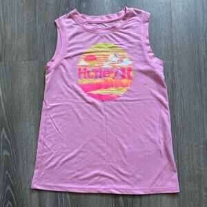 Hurley Pink V-Neck Tee Youth XL‎